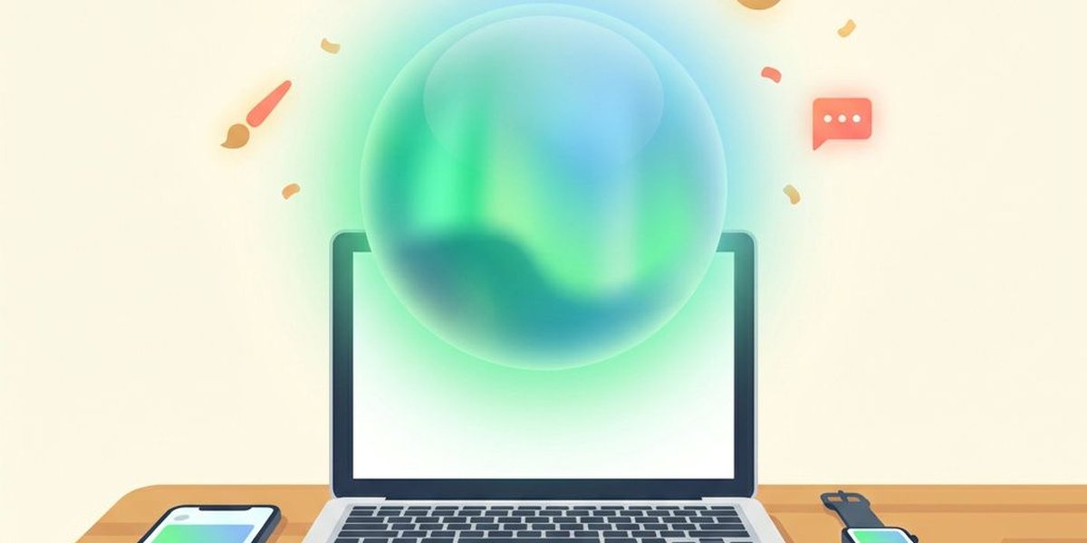 Aurora on a laptop, a phone and a watch